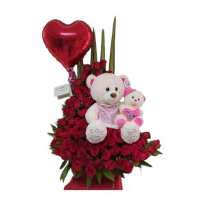 Arreglos en rosas rojas 28