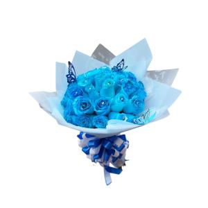 Buchón de rosas azules 43