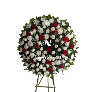 Arreglo Floral Fúnebre Tapizado 60